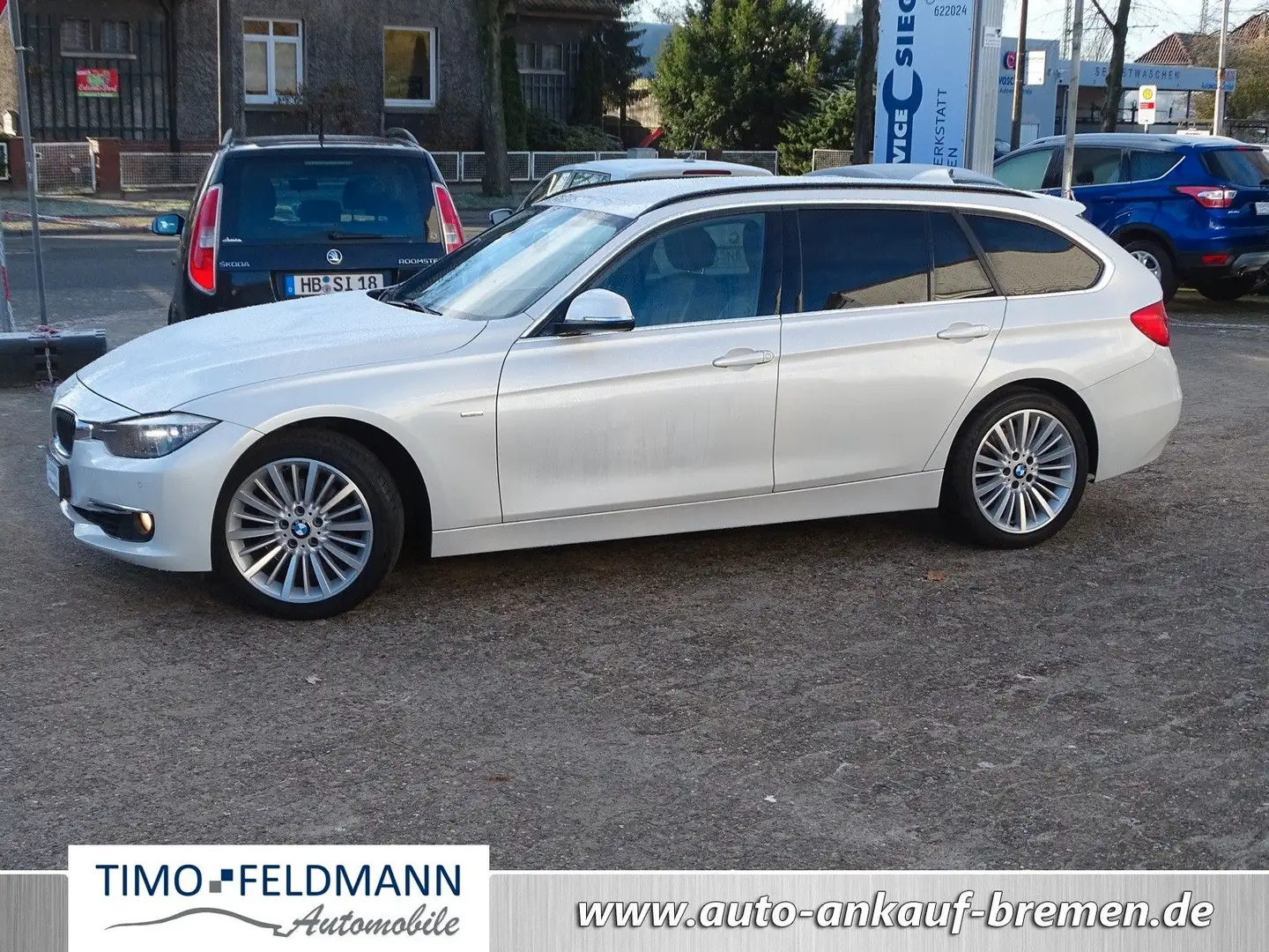 BMW 330 d Touring xDrive Luxury Line Weiß - 2