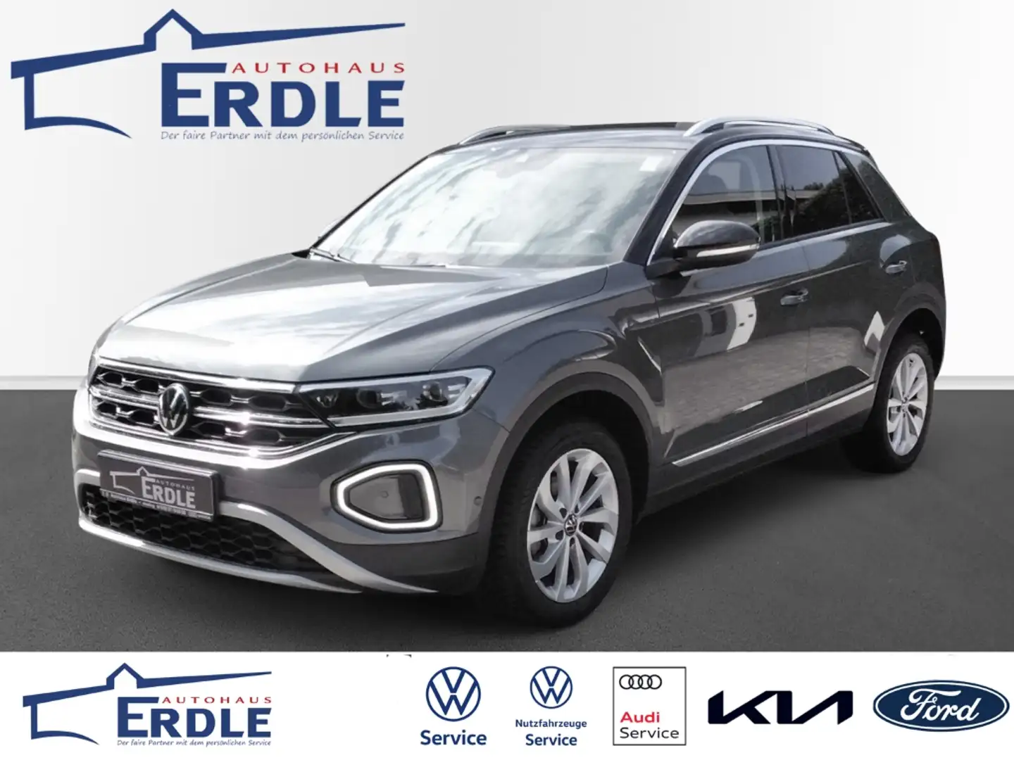 Volkswagen T-Roc Style 1.5 TSI DSG *AHK *Navi *ergo *business Grau - 1