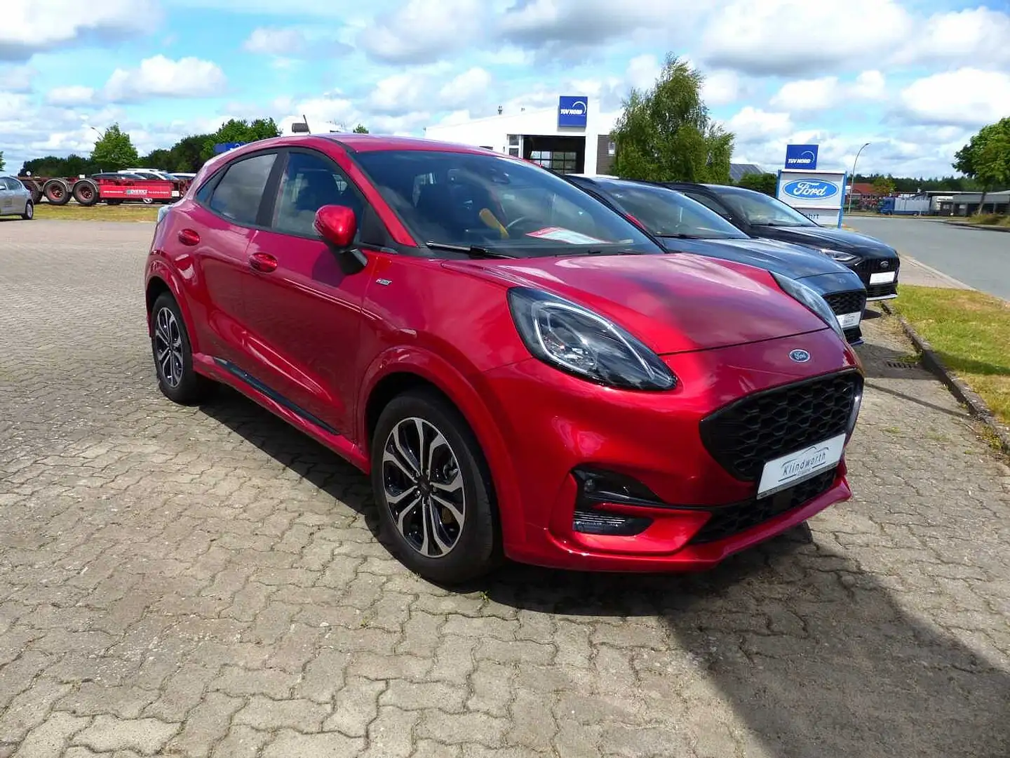 Ford Puma 1.0 EcoBoost mHEV Aut. ST-LINE Navi,LED,GJR Rojo - 2