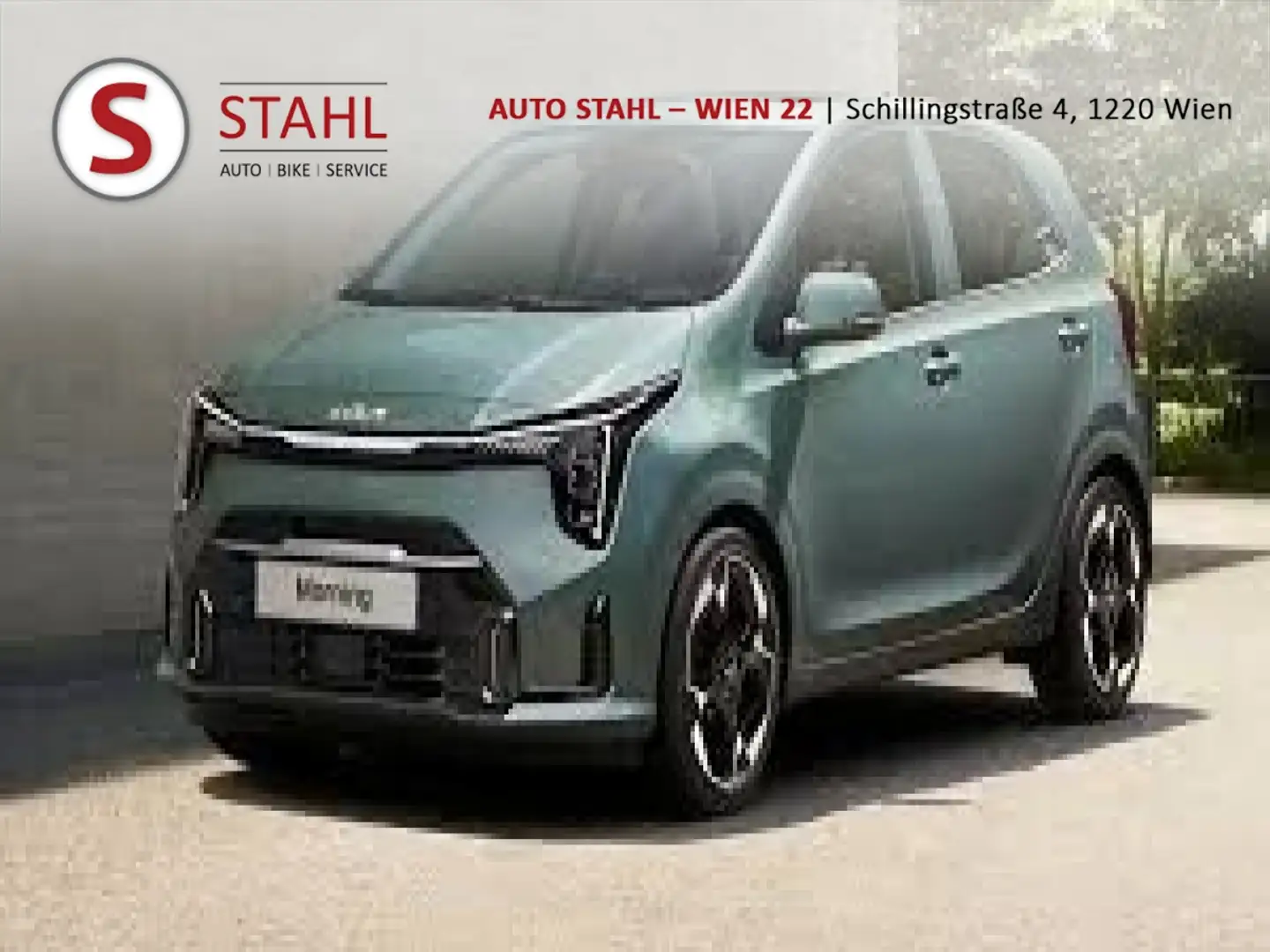 Kia Picanto PICANTO/4S/TITAN/1,0 GDI/MT5/68/MY27|Auto Stahl... Grün - 1