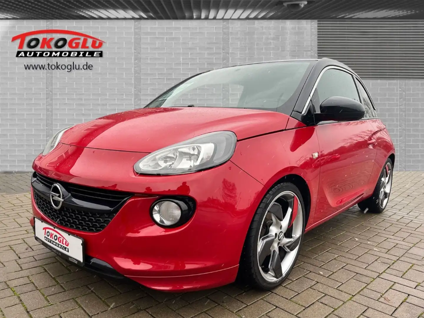 Opel Adam 1.2 Slam SITZH. TEMPOMAT ALU EURO5 Sportpaket Klim Rojo - 1