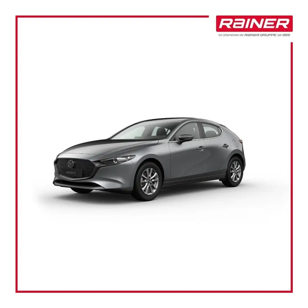 Mazda 3 Mazda3 e-Skyactiv-G140 Centre-Line Aut. Grau - 1