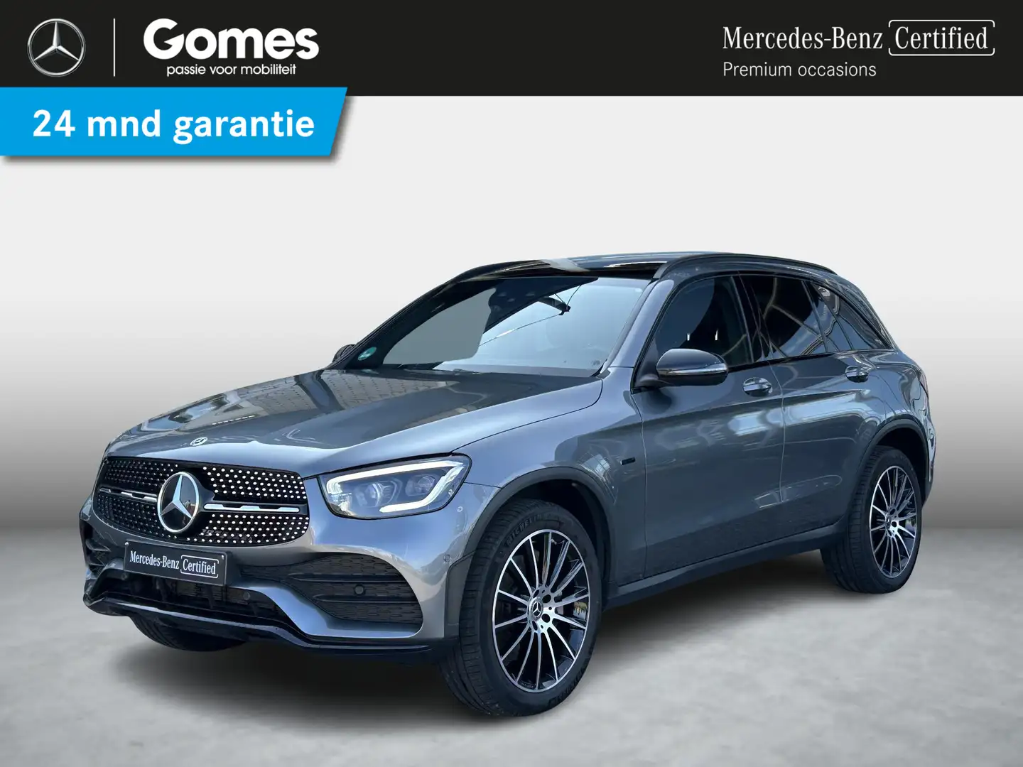 Mercedes-Benz GLC 300 300e 4MATIC AMG | Panoramadak | Distronic Grijs - 1