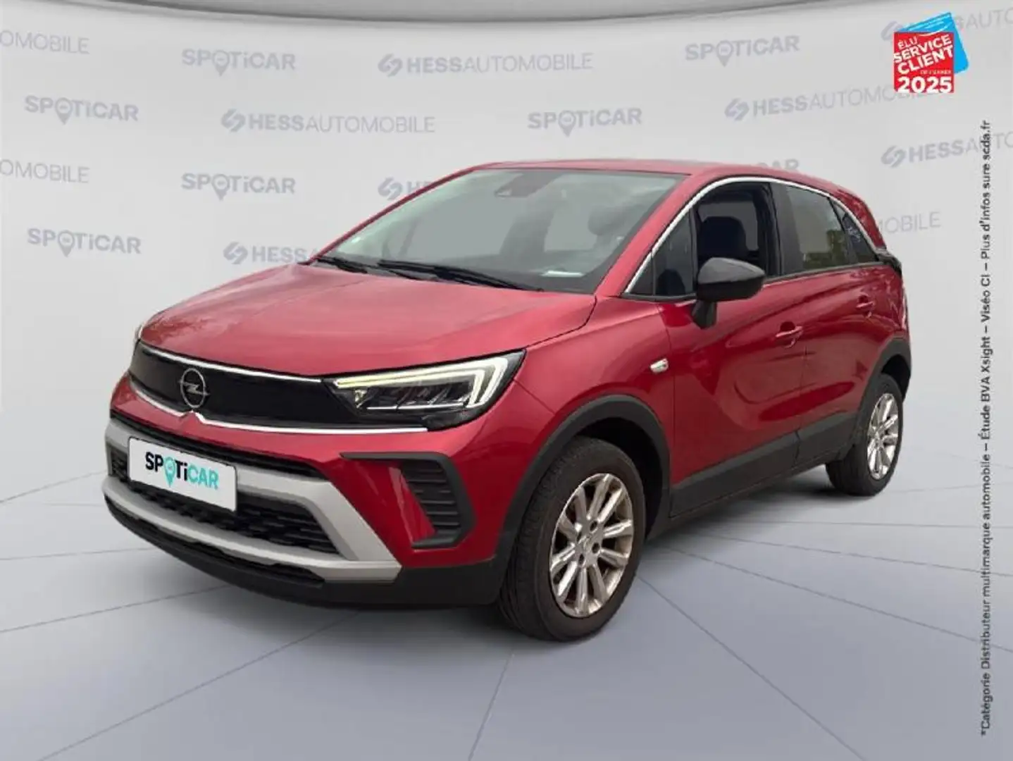 Opel Crossland 1.2 Turbo 110ch Elegance Business Rouge - 1