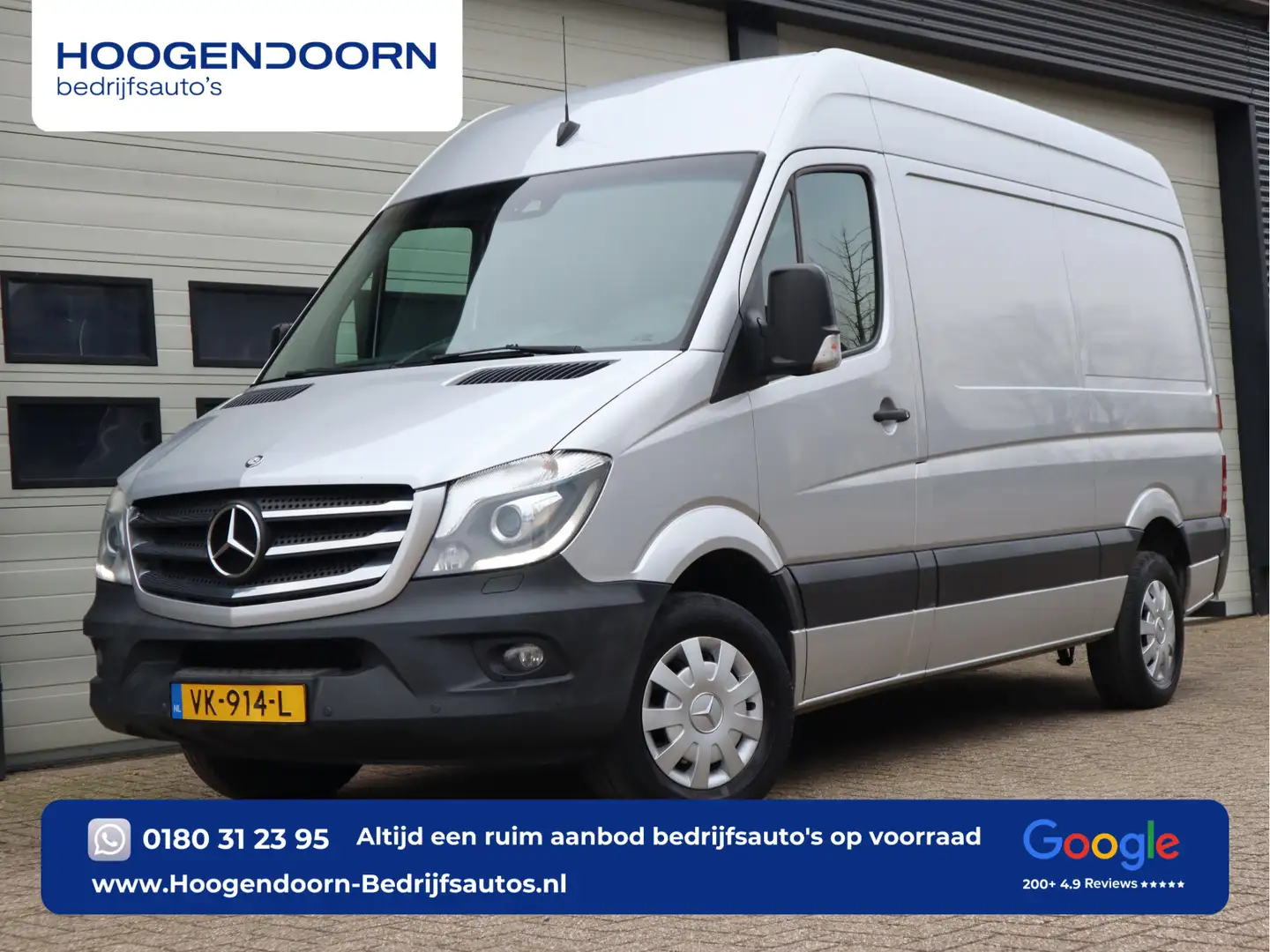 Mercedes-Benz Sprinter 316 CDI Automaat L2H2 - Trekhaak 2,8t KG - Xenon - Silber - 1