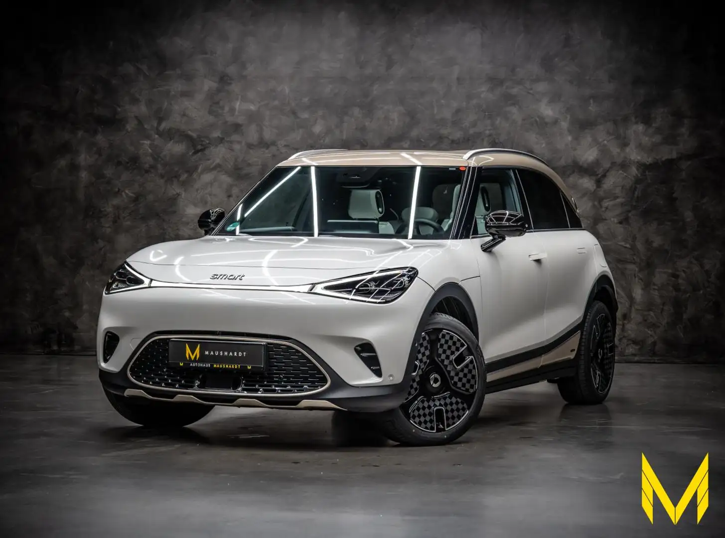 smart #1 LAUNCH EDITION #PREMIUM #4JAHREGARANTIE #MEGA Weiß - 1