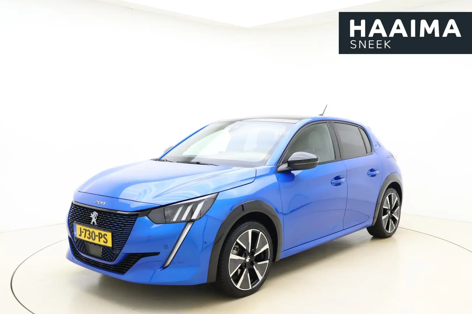 Peugeot e-208 EV GT 350 50 kWh | Navigatie | Panorama dak | Stoe Bleu - 1