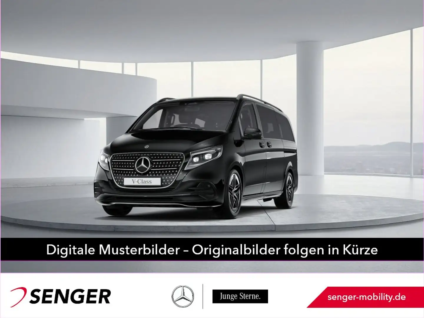 Mercedes-Benz V 300 d Avantgarde 4x4 lang AMG Pano AIRMATIC 9G Noir - 1