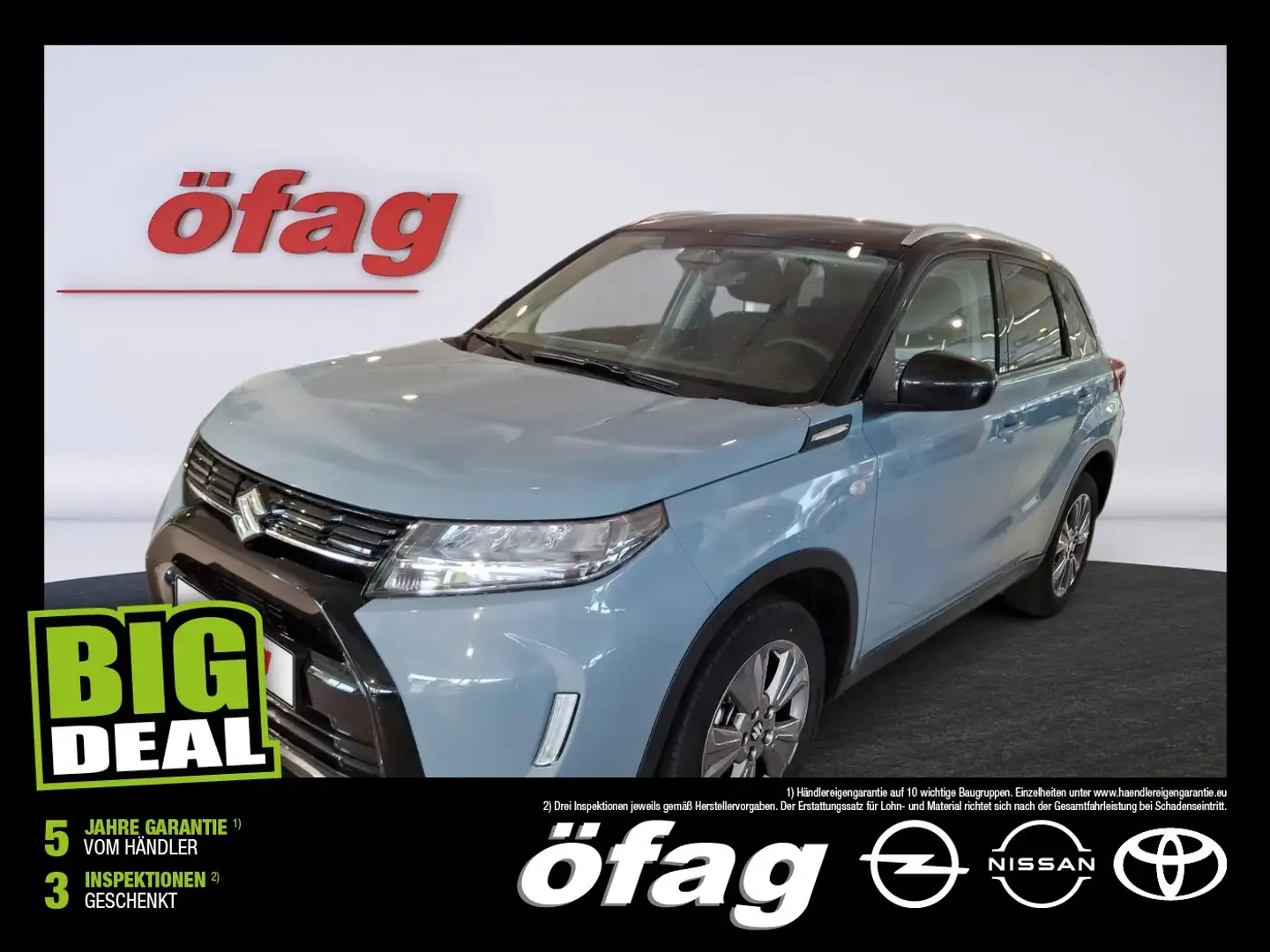 Suzuki Vitara 1.4 GL+ DITC Hybrid shine ACC+LED+Navi+LM Blau - 1