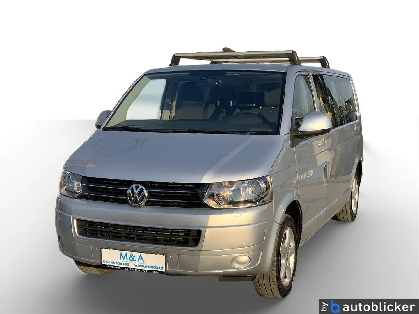 Volkswagen T5 Caravelle 2.0 TDI Comfortline lang 4Motion*9-SITZER Silber - 1