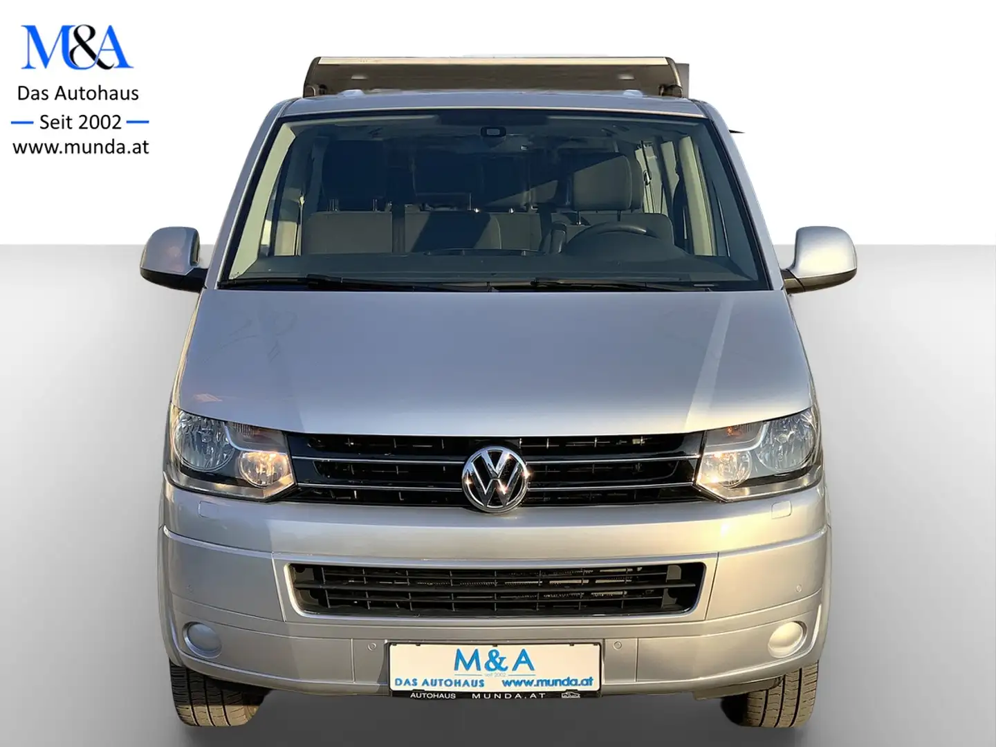 Volkswagen T5 Caravelle 2.0 TDI Comfortline lang 4Motion*9-SITZER Plateado - 2