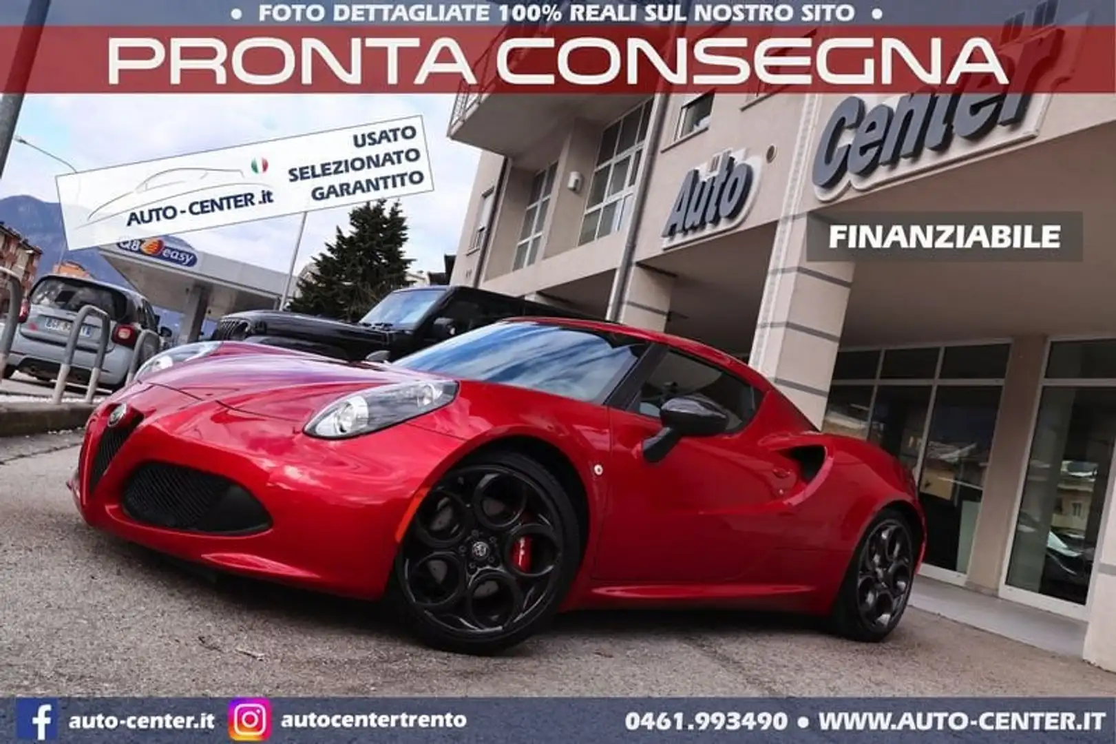 Alfa Romeo 4C Coupé 1750 TBi *RESTYLING Rouge - 1