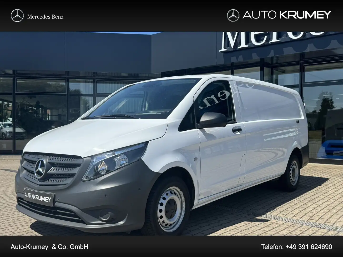 Mercedes-Benz Vito 116 CDI Kasten Extralang Base Autom./BC Blanc - 1