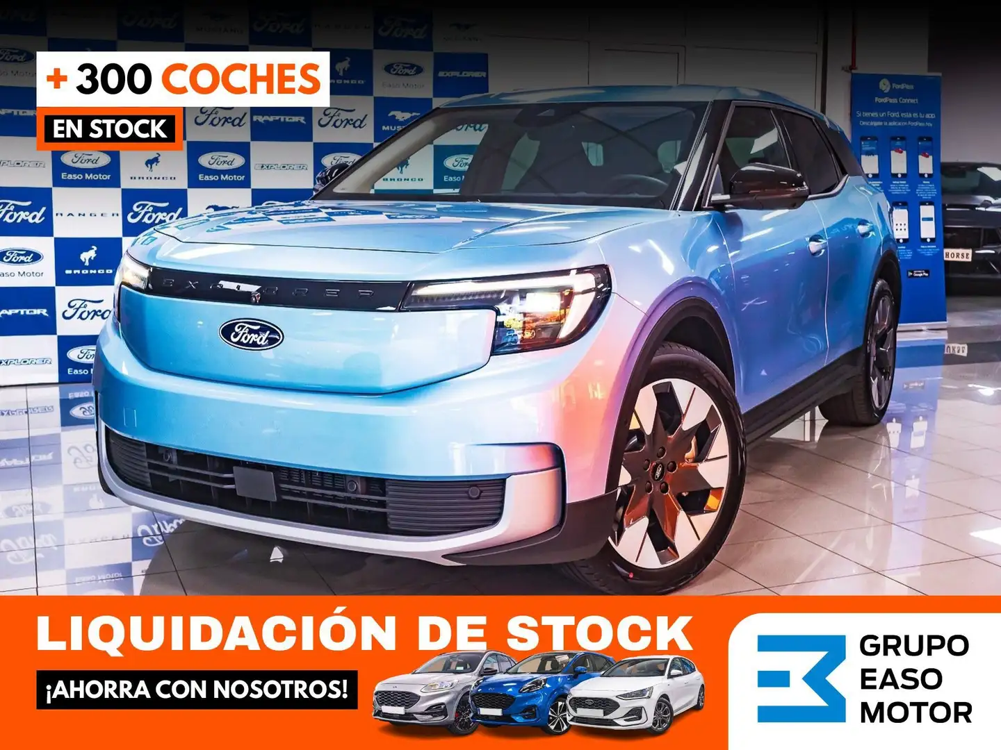 Ford Explorer RWD Rango Extendido Premium 77kWh Azul - 1