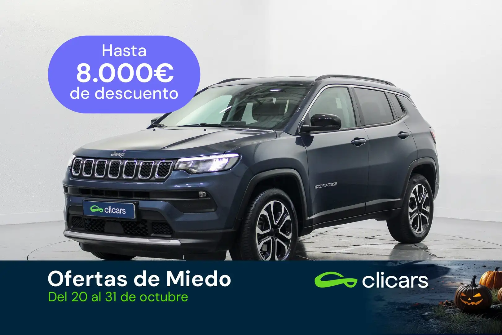 Jeep Compass 1.5 MHEV Limited FWD DCT Bleu - 1