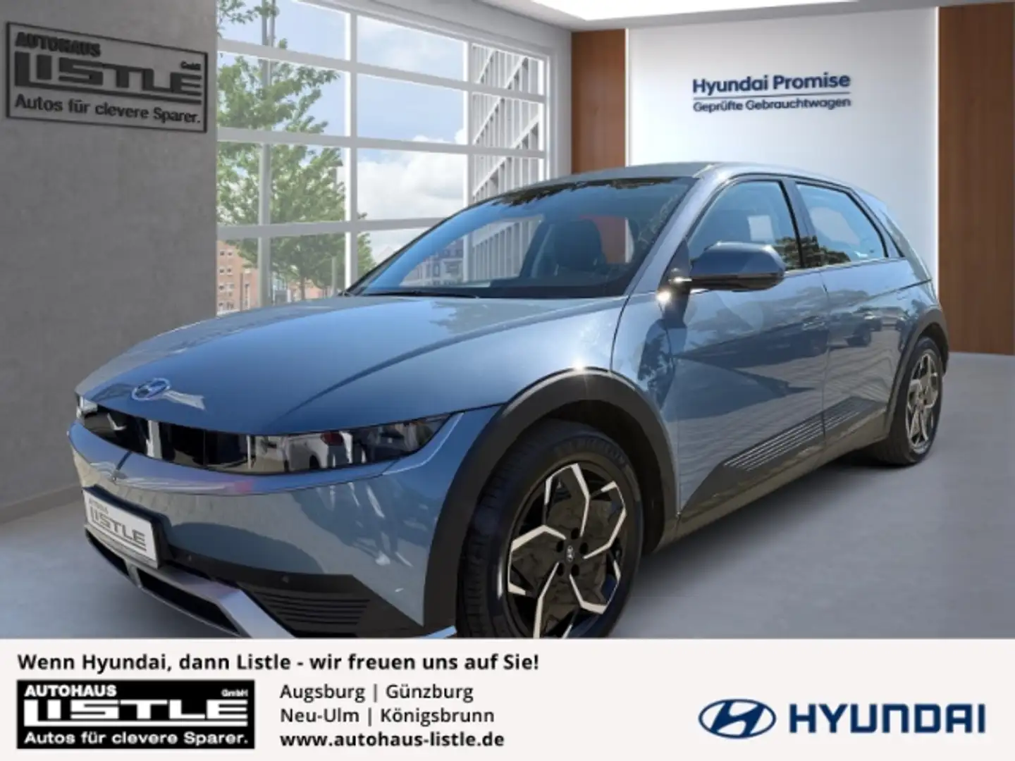 Hyundai IONIQ 5 77,4kWh Batt. DYNAMIQ-Paket inkl. el. Heckklappe u Bleu - 1