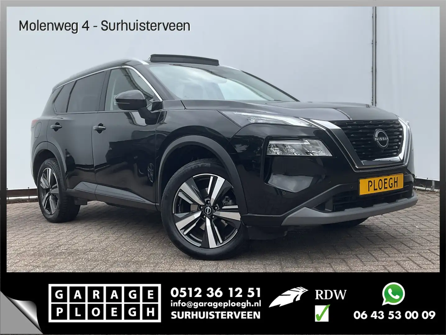 Nissan X-Trail 1.5 e-Power N-Connecta 7-Pers Pano 360Cam Adap.Cru Zwart - 1