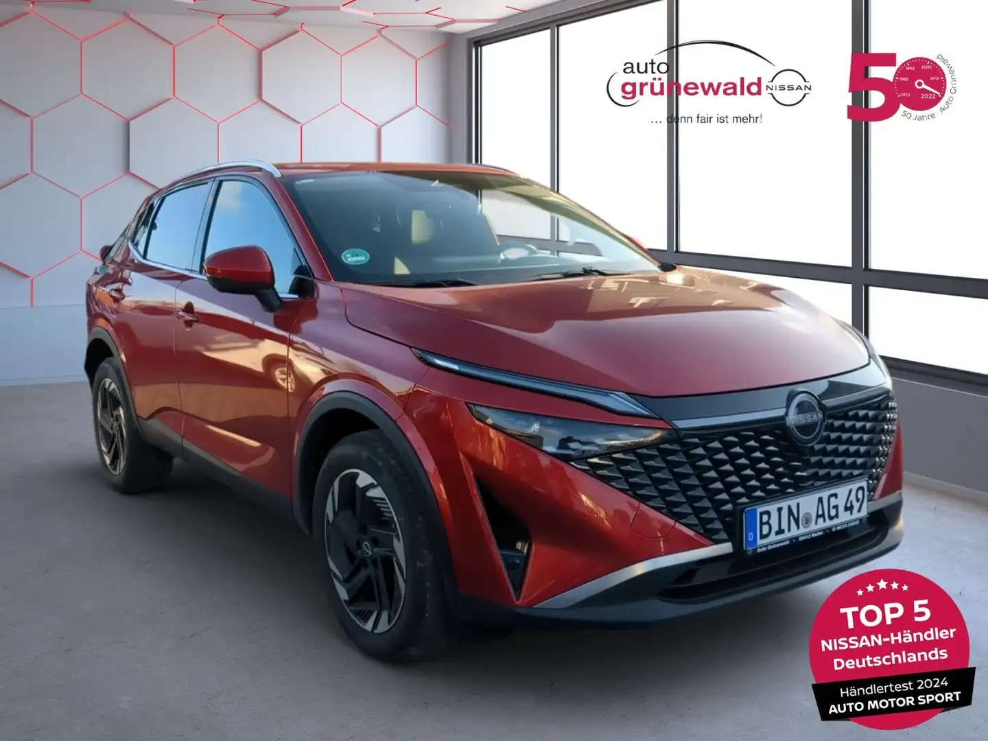 Nissan Qashqai N-Connecta 1,3 Dig-T,LED,Sitzhzg.behz.Le Rot - 2