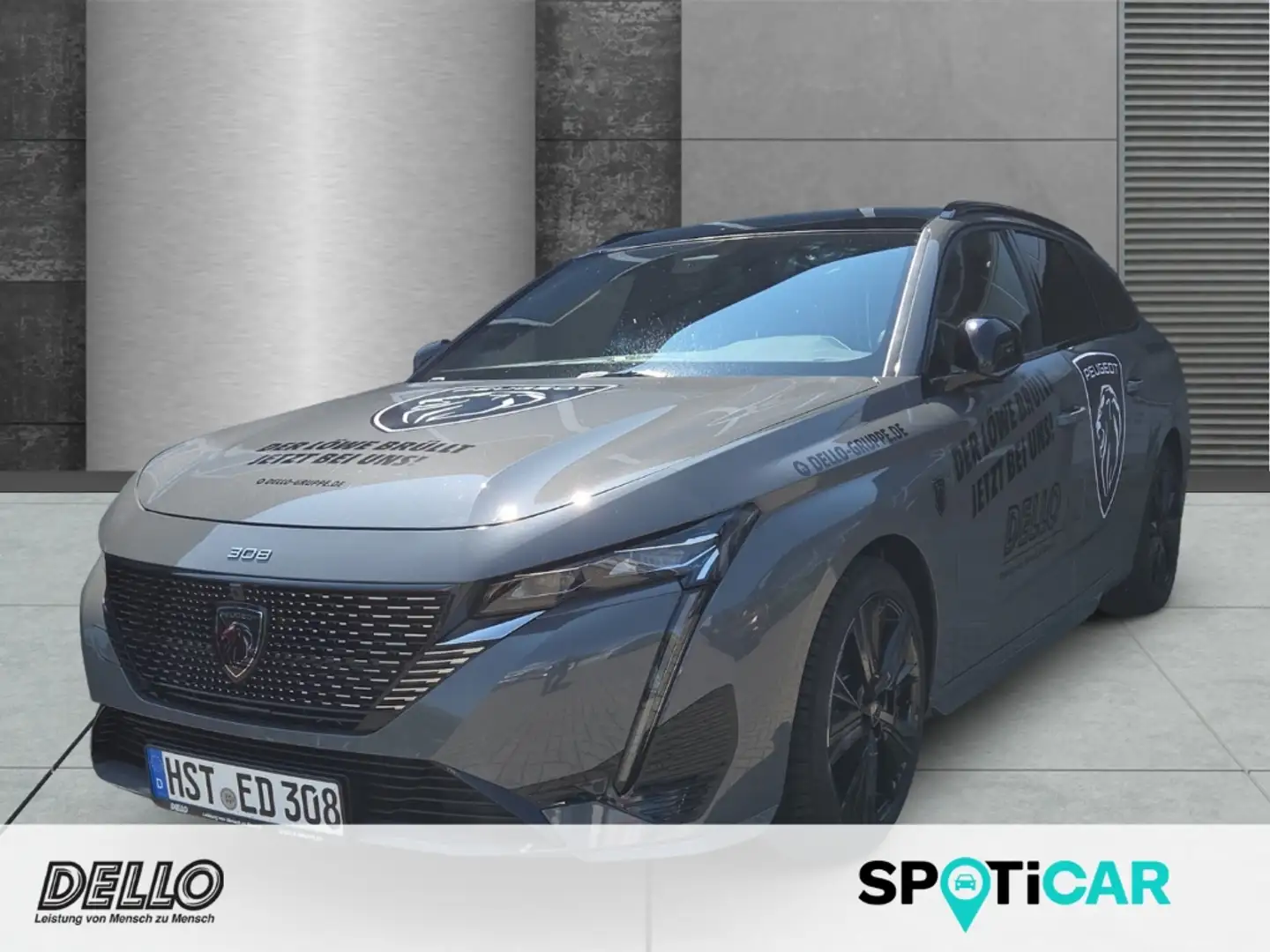 Peugeot 308 SW GT BlueHDi 130 8-AT Premium-Paket Surrounding-P Gris - 1