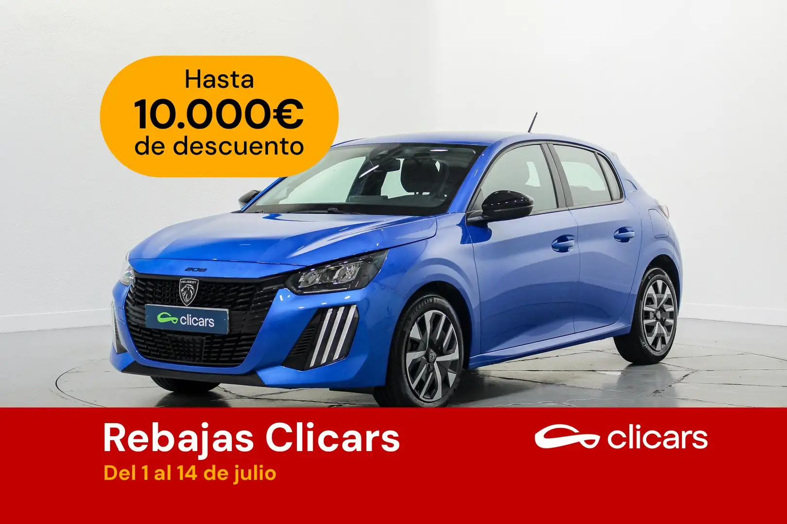 Peugeot 208 1.2 Puretech S&S Active 100 Azul - 1