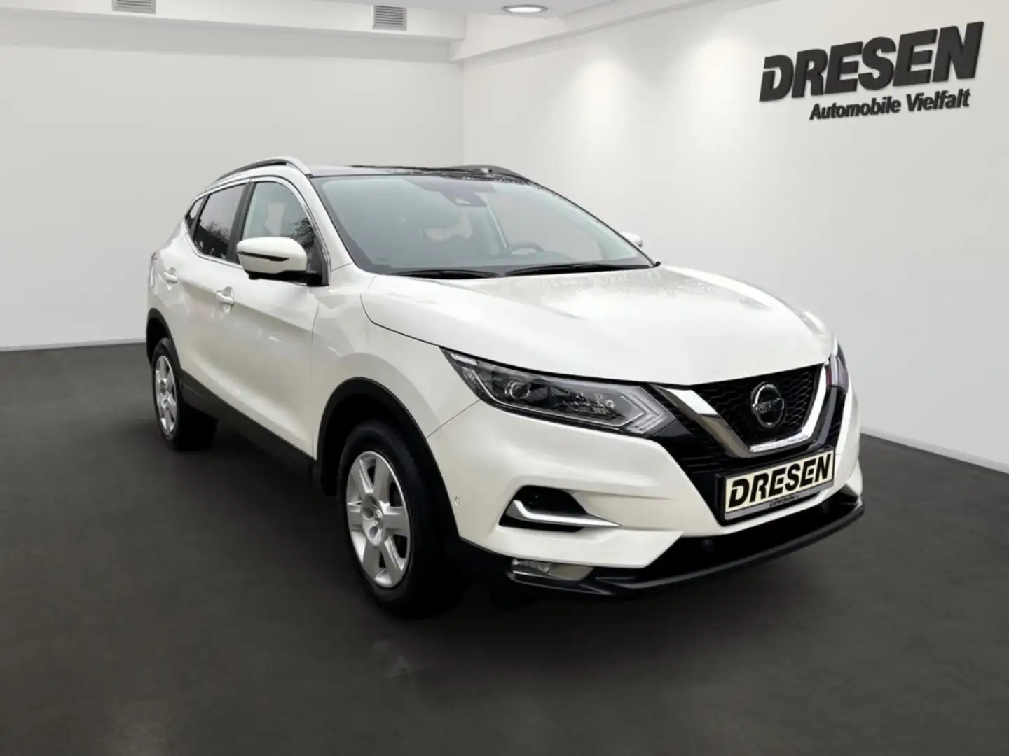 Nissan Qashqai 1.3 DIG-T Tekna SHZ*Kamera*PDC*Panoramadach*8fach Bianco - 2