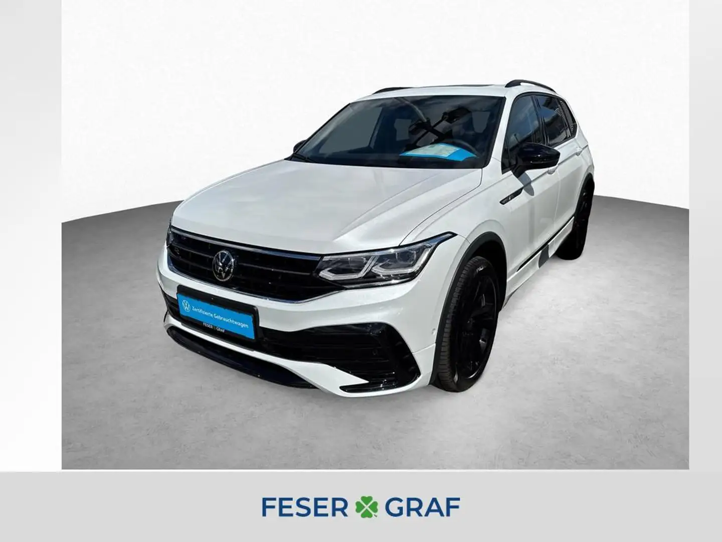 Volkswagen Tiguan Allspace 2.0 TDI DSG 4M R-LINE PANO LED Weiß - 1