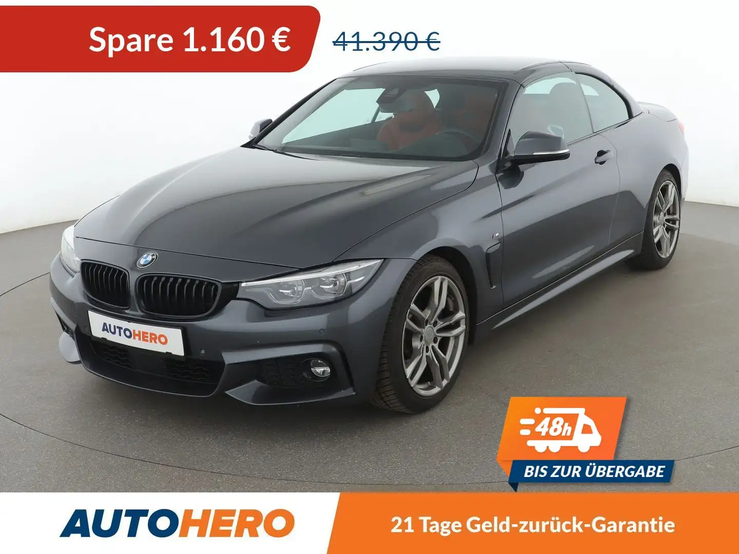 BMW 440 440i M Sport Aut.*NAVI*LED*HUD*ACC*H&K* Grau - 1
