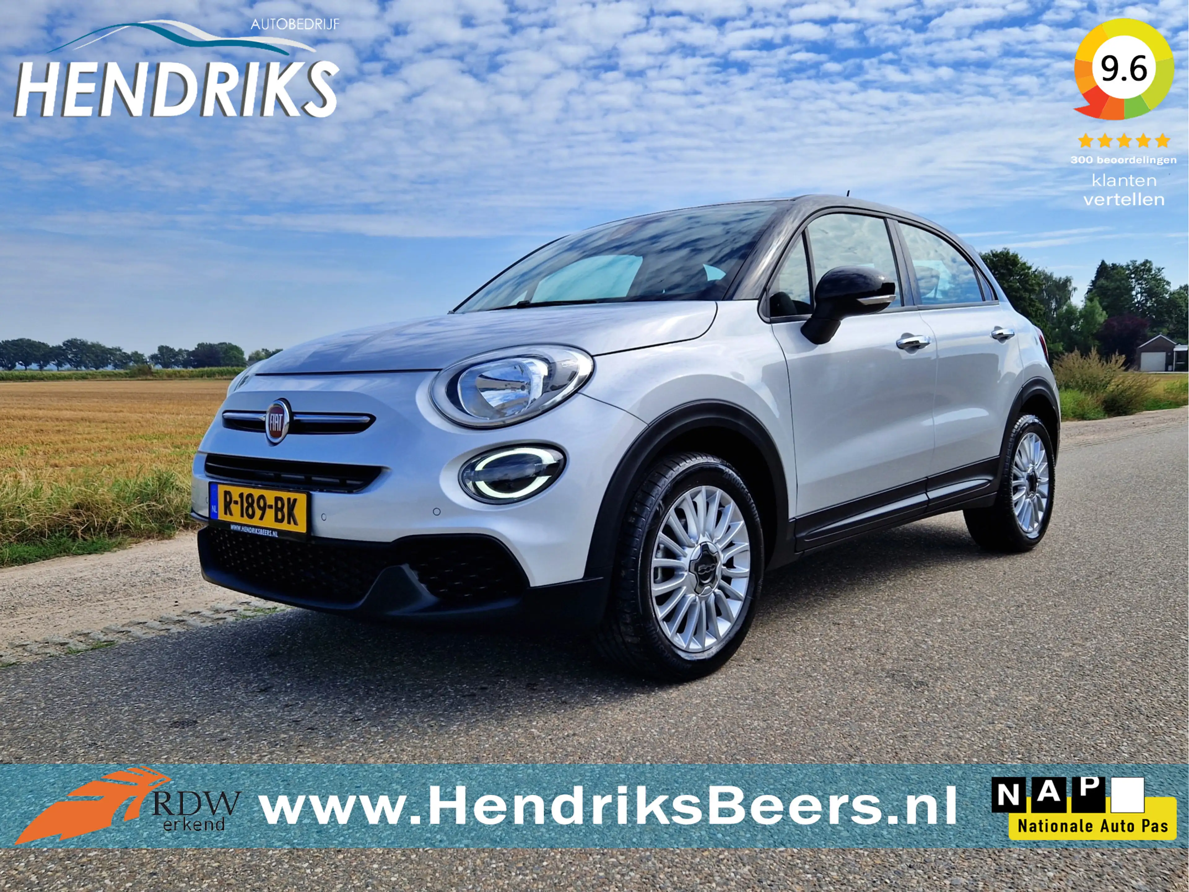Fiat 500X 1.0 GSE Sport - 120 Pk - Euro 6 - Navi - Climate C