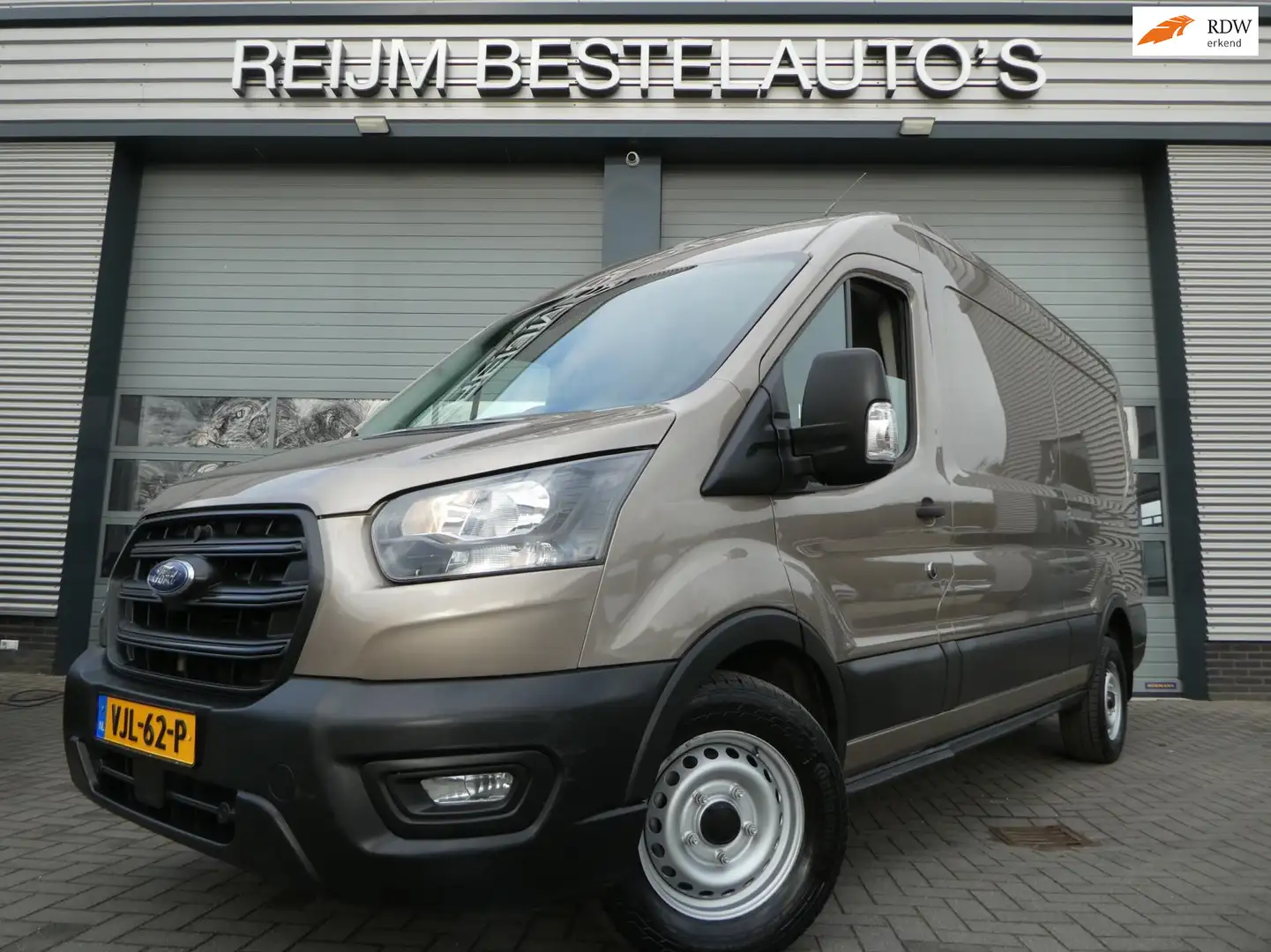Ford Transit 350 2.0tdci 170pk, Automaat, L3H2, Airco, 3-Zits, Gris - 1