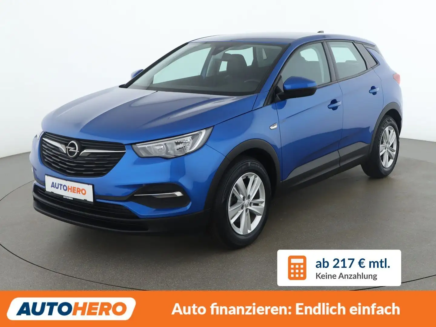 Opel Grandland X 1.2 Turbo Edition Blau - 1