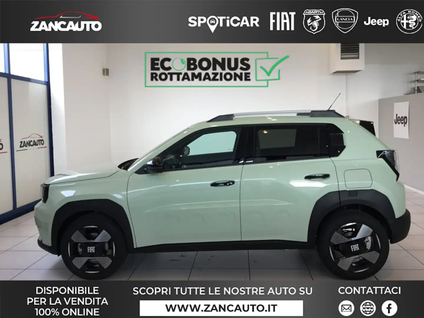 Fiat Grande Panda 44Kwh La Prima PROMO MESE Blauw - 1