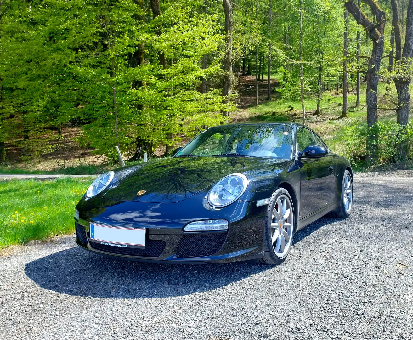 Porsche 911 997 Carrera S Handschalter, Pickerl NEU Schwarz - 1