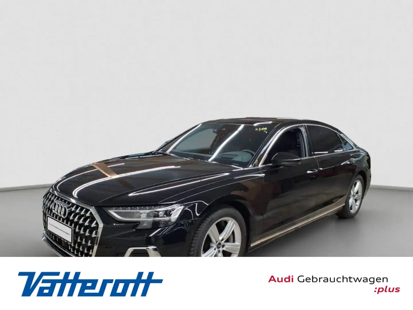 Audi A8 60 TFSIe L quattro HUD Pano DigMatrix B&O Schwarz - 1