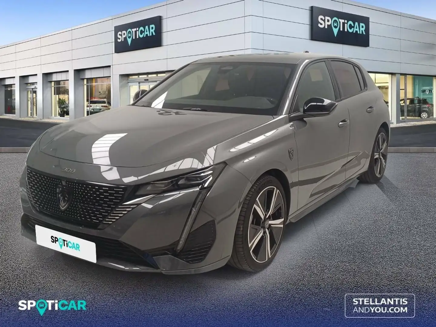Peugeot 308 1.2 PureTech S&S GT EAT8 130 Gris - 1