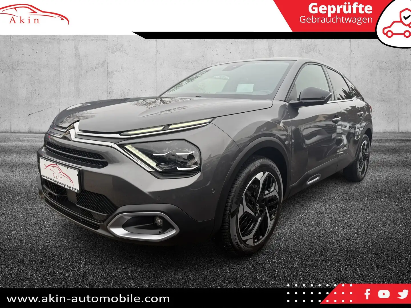 Citroen C4 MAX/HEAD-UP/LED/LEDER/TEMP/NAVI/PDC/KAMERA Grau - 1