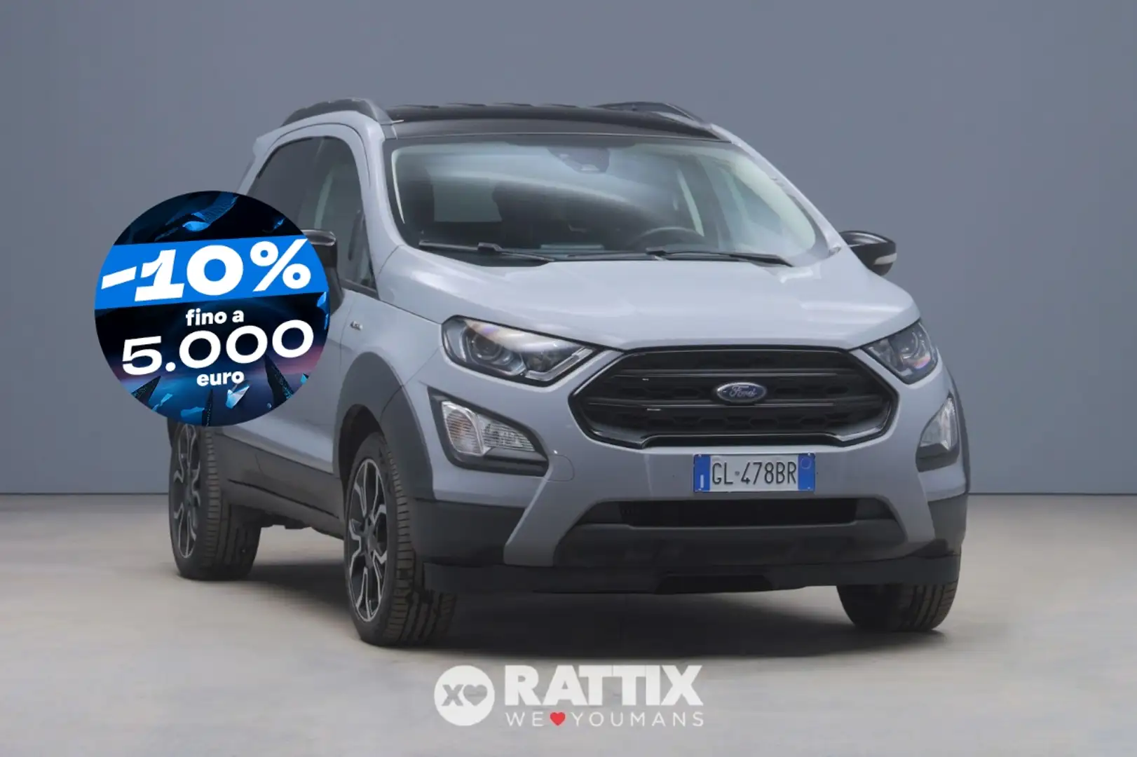 Ford EcoSport 1.0 Ecoboost 125CV Active Gris - 1