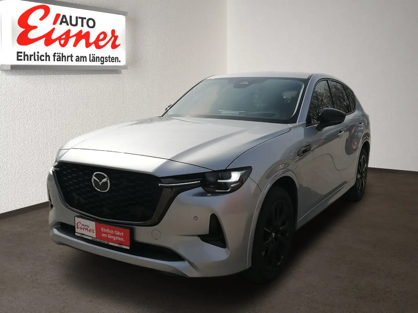 Mazda CX-60 2.5L PHEV AWD AT HOMURA Panoramadach Argent - 2