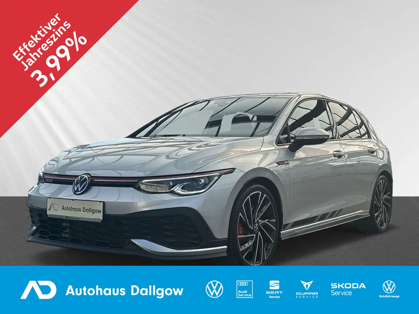 Volkswagen Golf GTI Clubsport 2.0 TSI DSG PDC+ RFK+LED+ACC+ Silber - 1