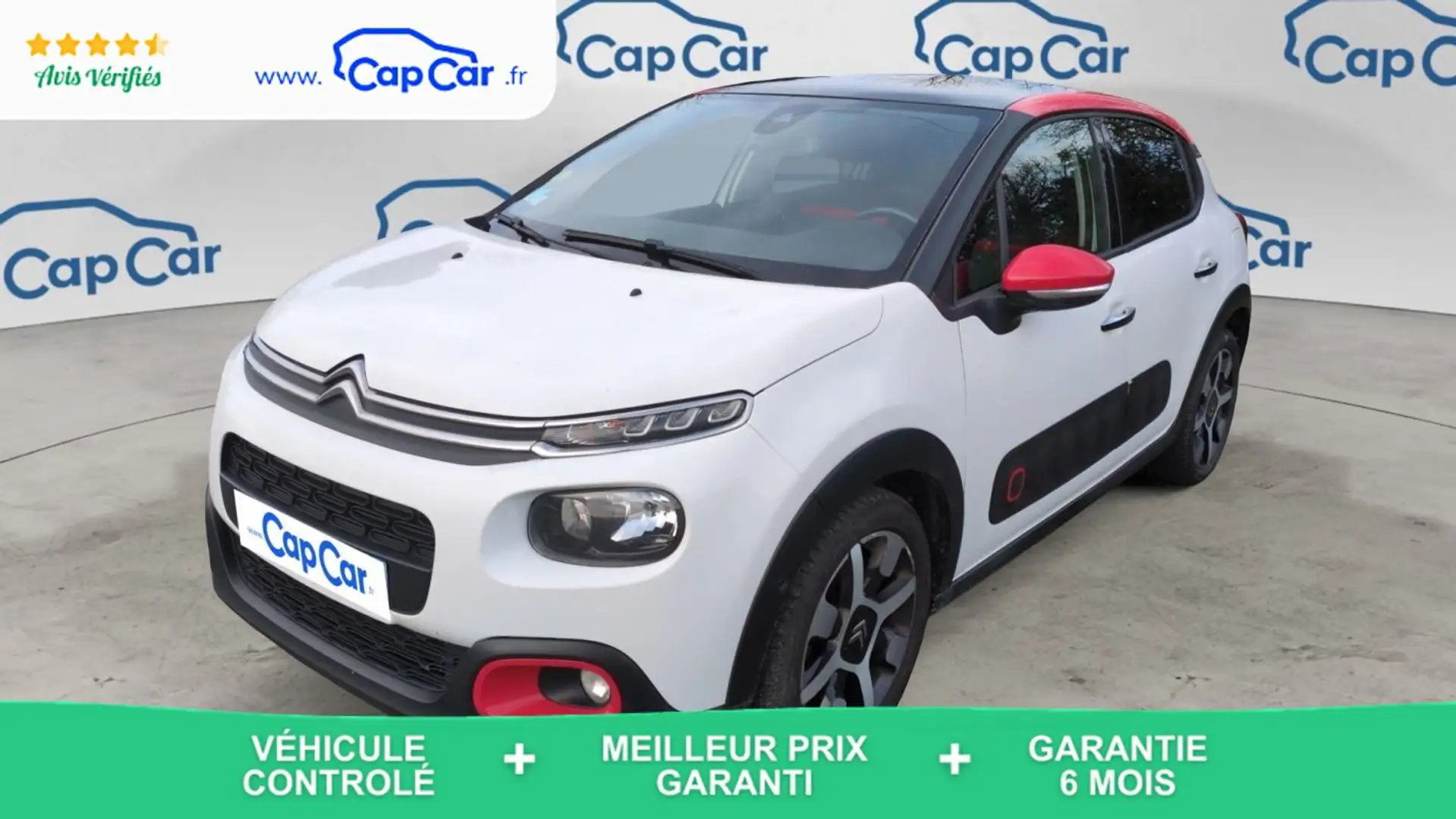 Citroen C3 1.5 BlueHDi 100 Shine Business Blanc - 1