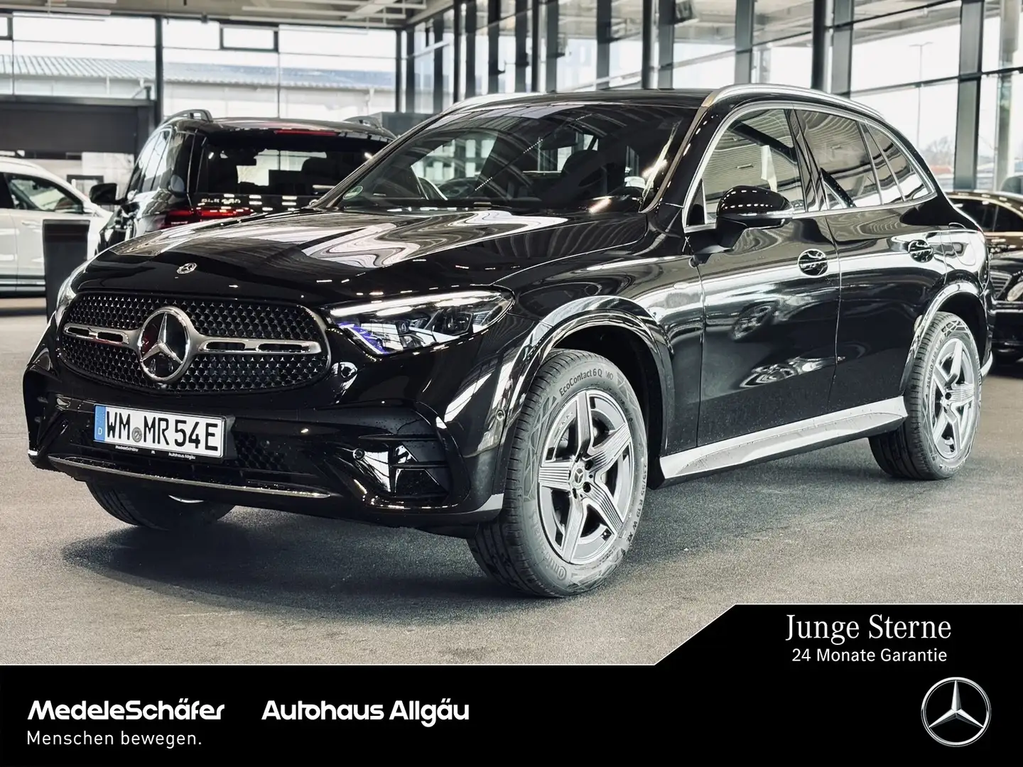 Mercedes-Benz GLC 300 GLC 300 e 4M AMG 360°+AHK+PANO+AMBIENTE+KEYLESS+ Schwarz - 1