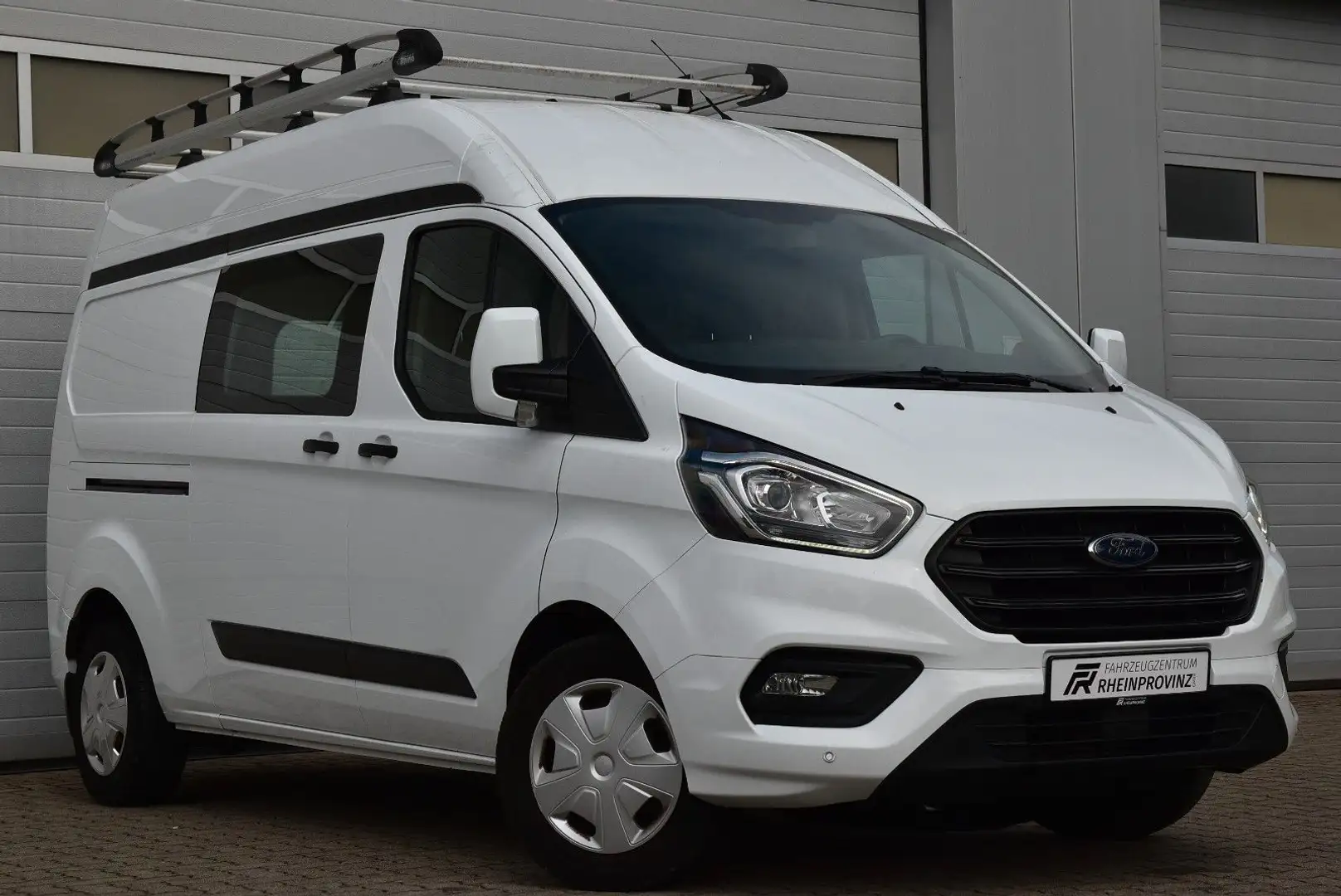 Ford Transit Custom Kasten 320 L2H2/1.Hand/AHK/Klima Blanc - 1