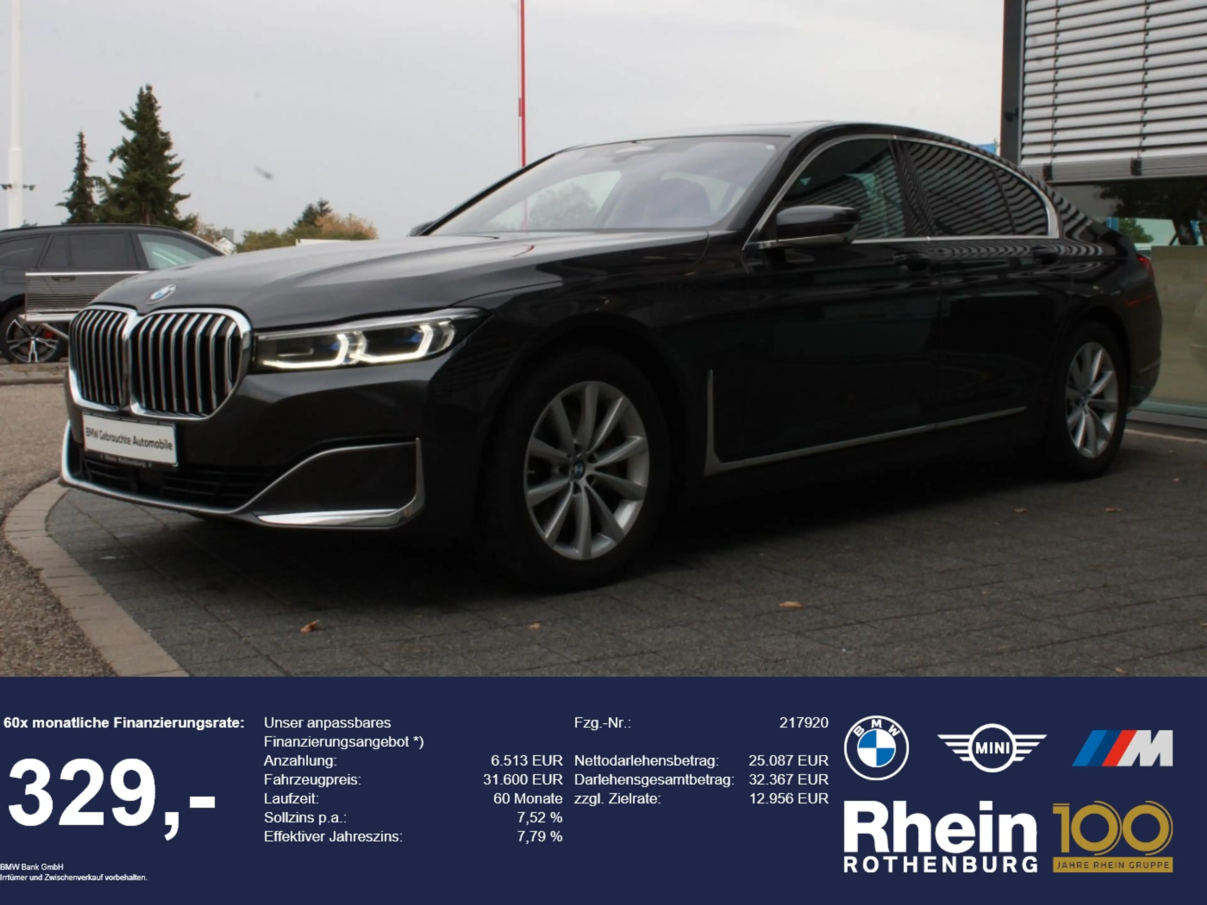 BMW 730 d xDrive verkauf ausschließlich an Händler!