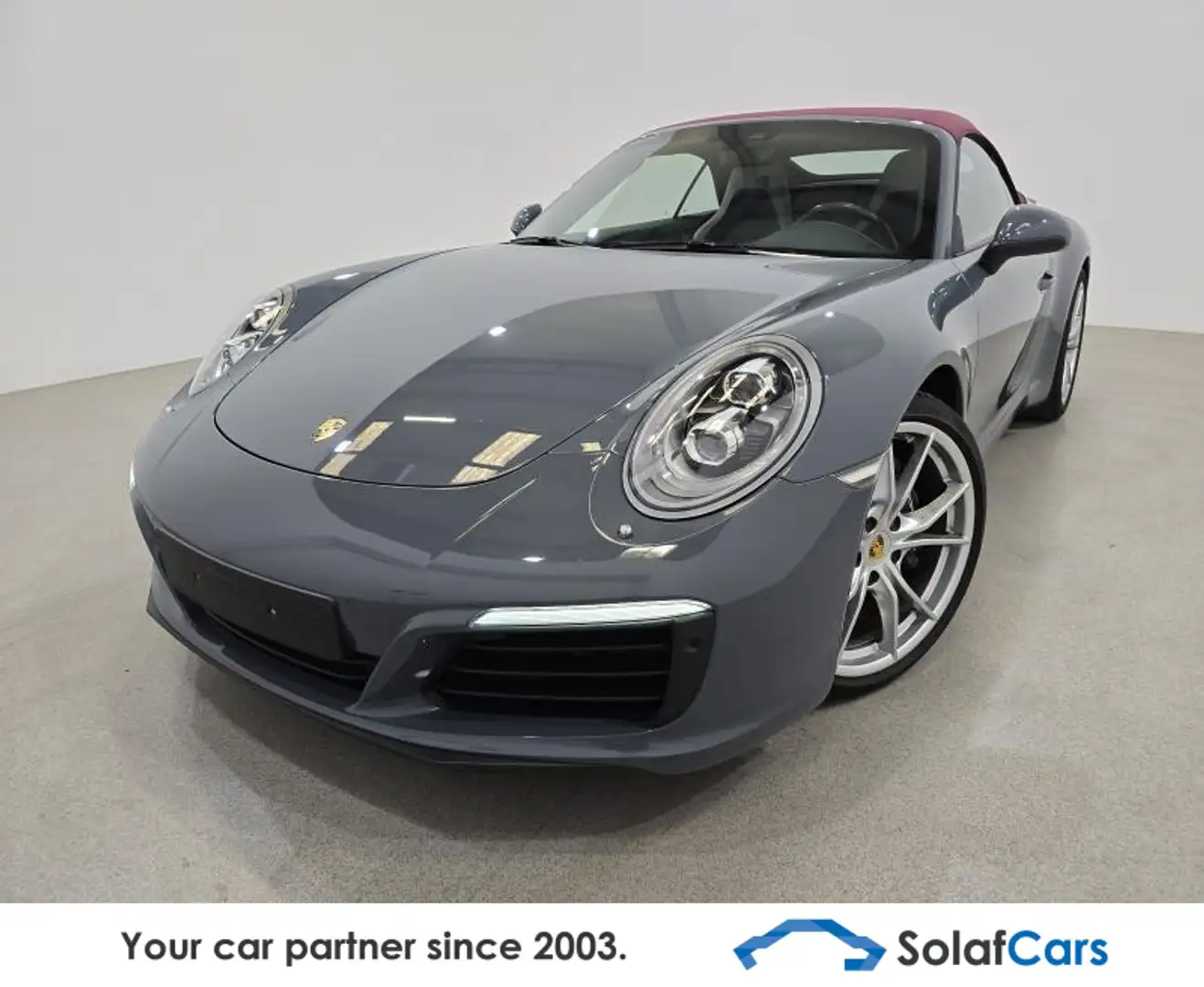 Porsche 911 3.0i Carrera T Cabriolet LED-PDLS+ Sport-Leather Gris - 1
