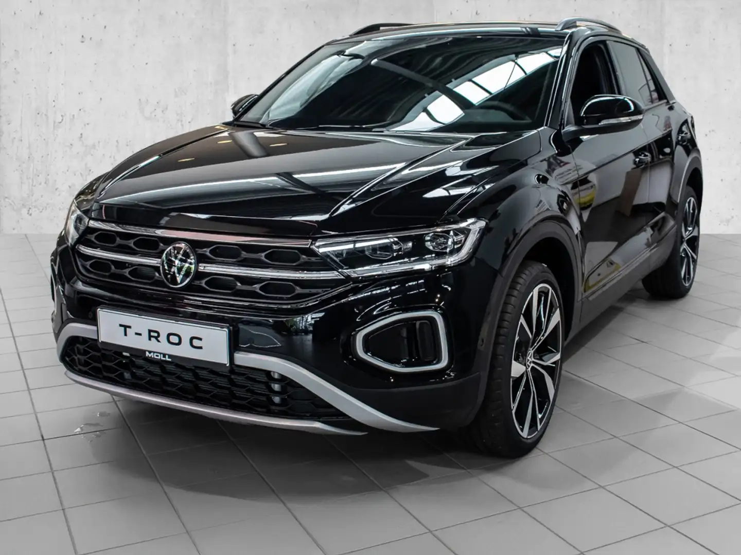 Volkswagen T-Roc Style 1.5 l TSI OPF DSG AHK NAVI LM ACC Negro - 2