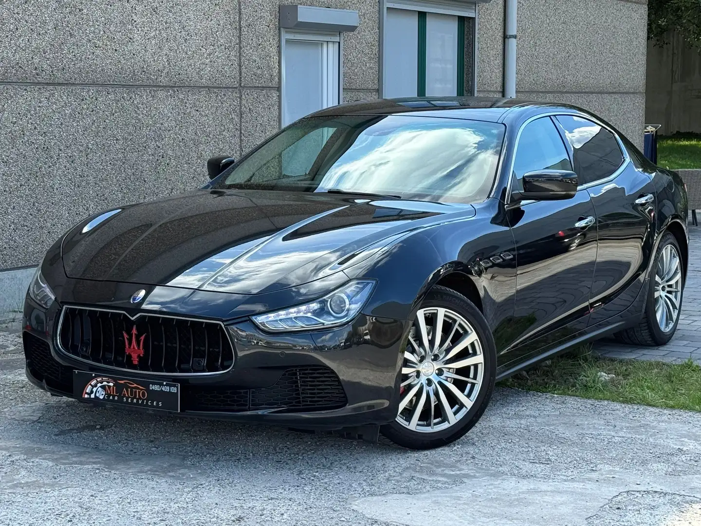 Maserati Ghibli 3.0 V6 S 1Main Faible Km Gps Xénon Cuir ° Zwart - 1