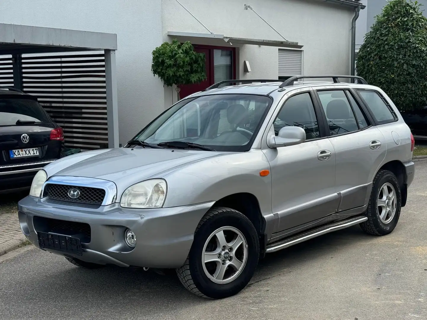 Hyundai SANTA FE 2.4 GLS 4WD Allrad, TÜV&Service NEU! AHK, Klima Stříbrná - 1