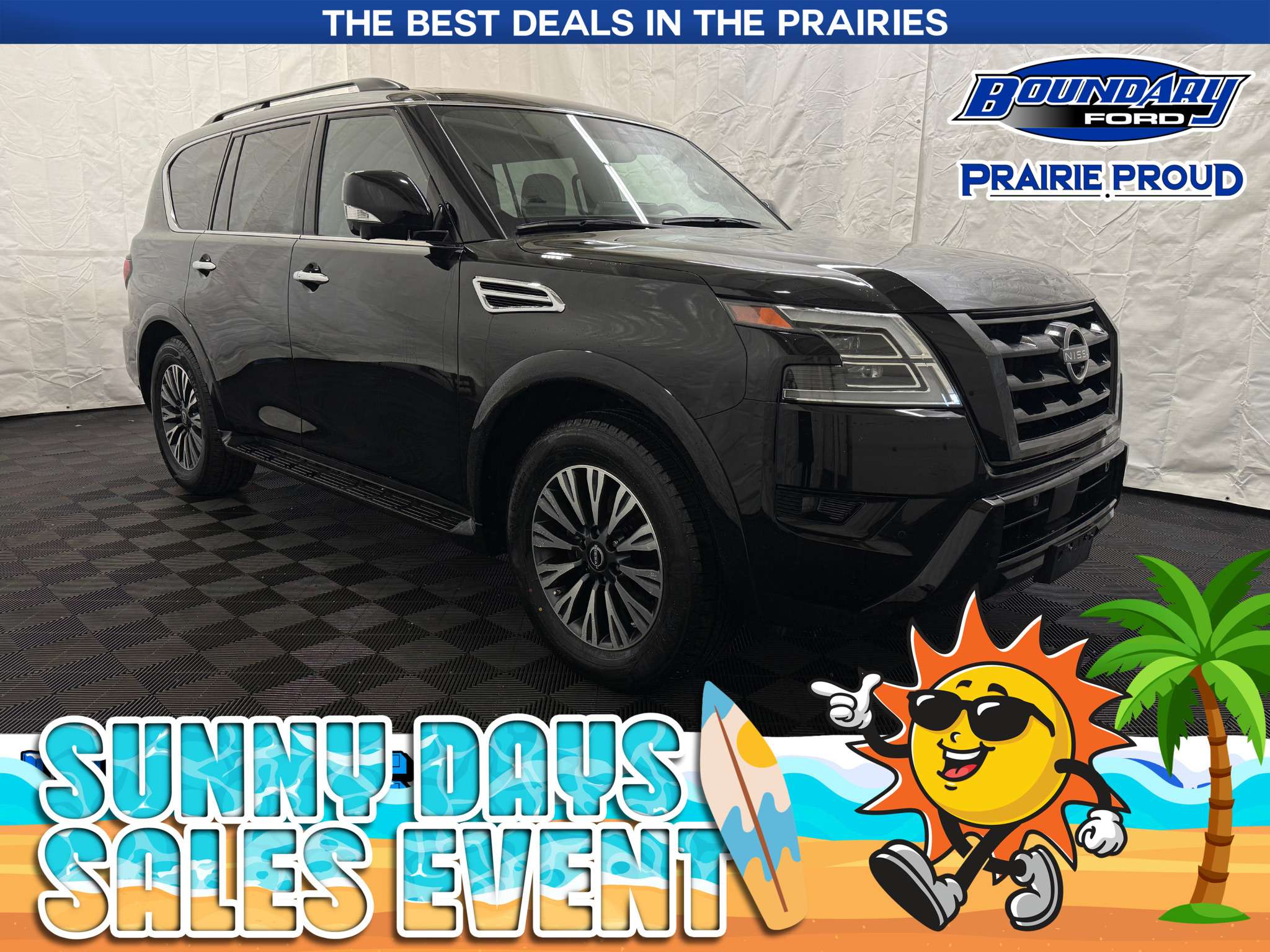 Black 2024 Nissan Armada SUV / Crossover Four-Wheel Drive Automatic