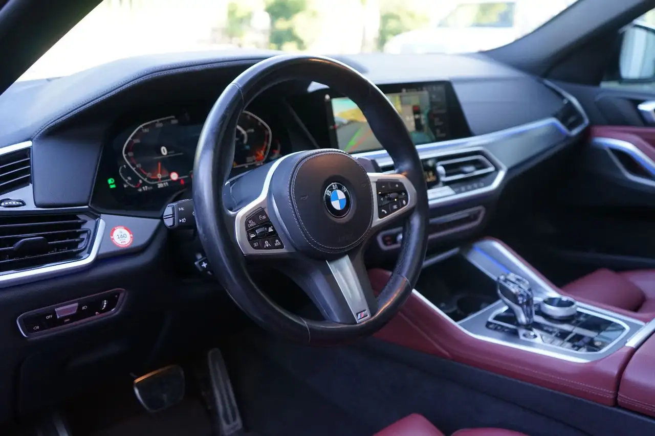 BMW X6 xDrive 40i M SPORT*PANO*LEDER ROT*HEAD-UP*21", миниатюра 15