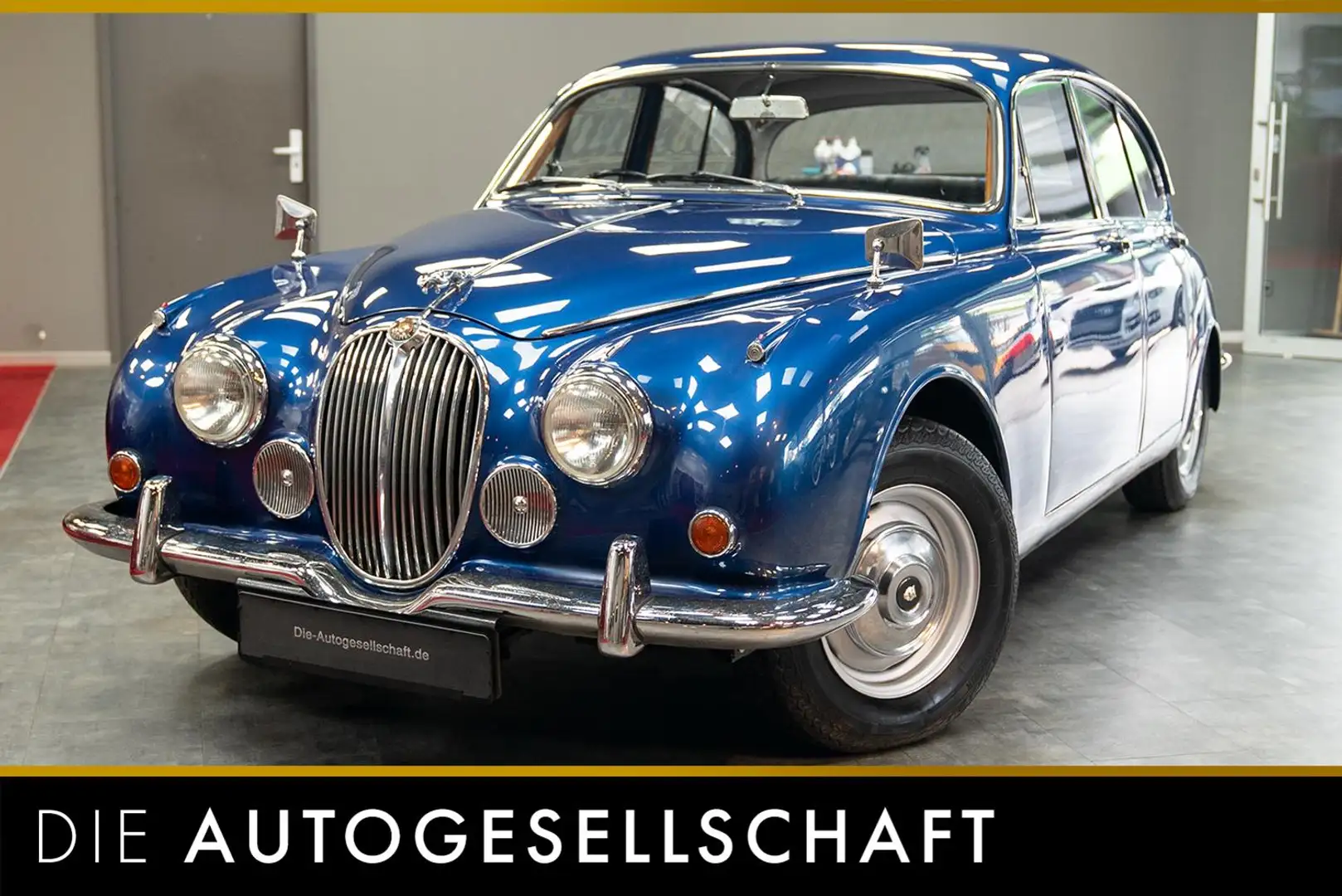 Jaguar MK II MKII 240 4-door Saloon*AUTOMATIK*RHD*LEDER* Azul - 1