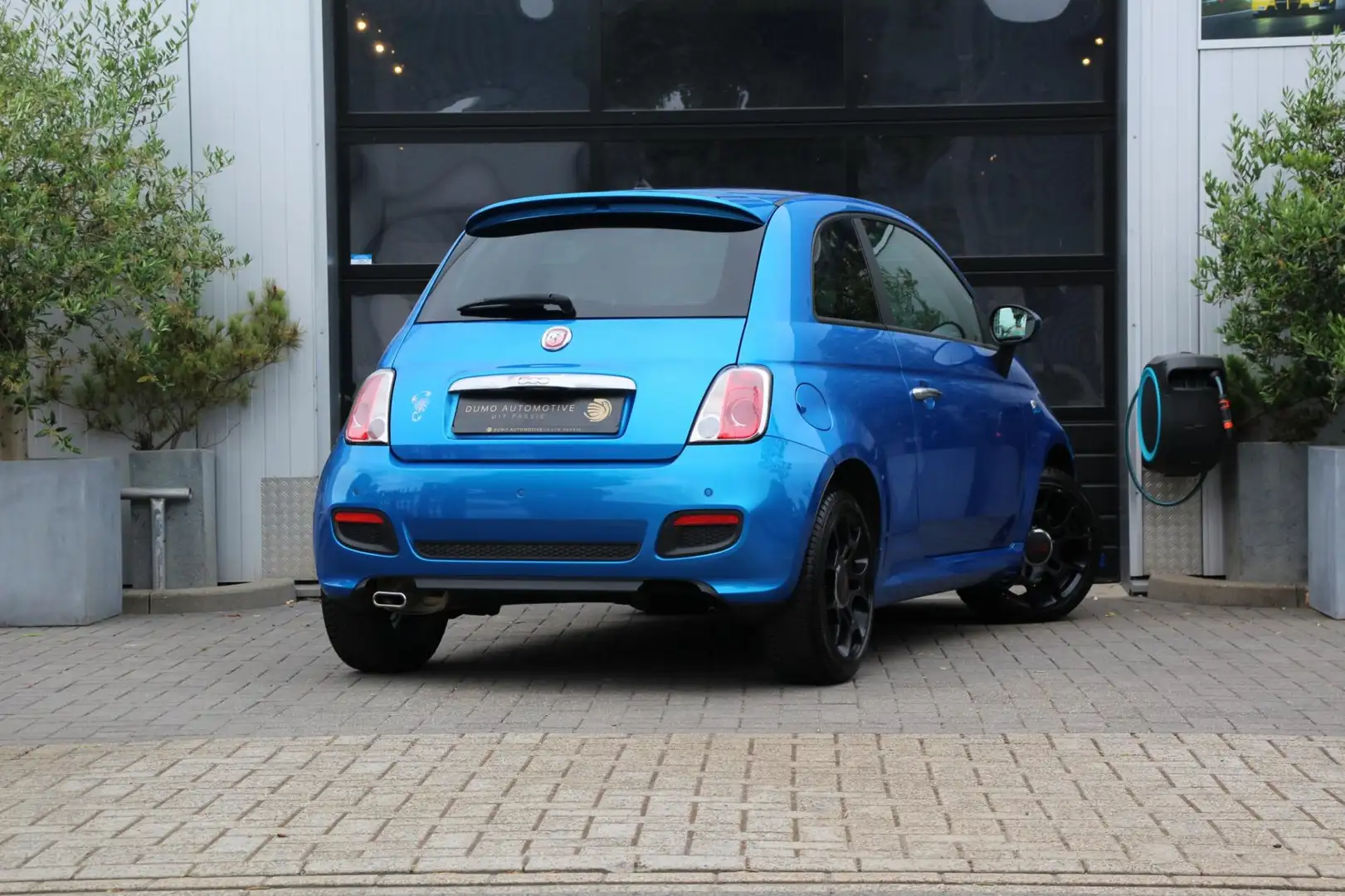 Fiat 500 1.2 500S - LEDEREN BEKLEDING - PDC - VIRTUAL - SPO Blauw - 2